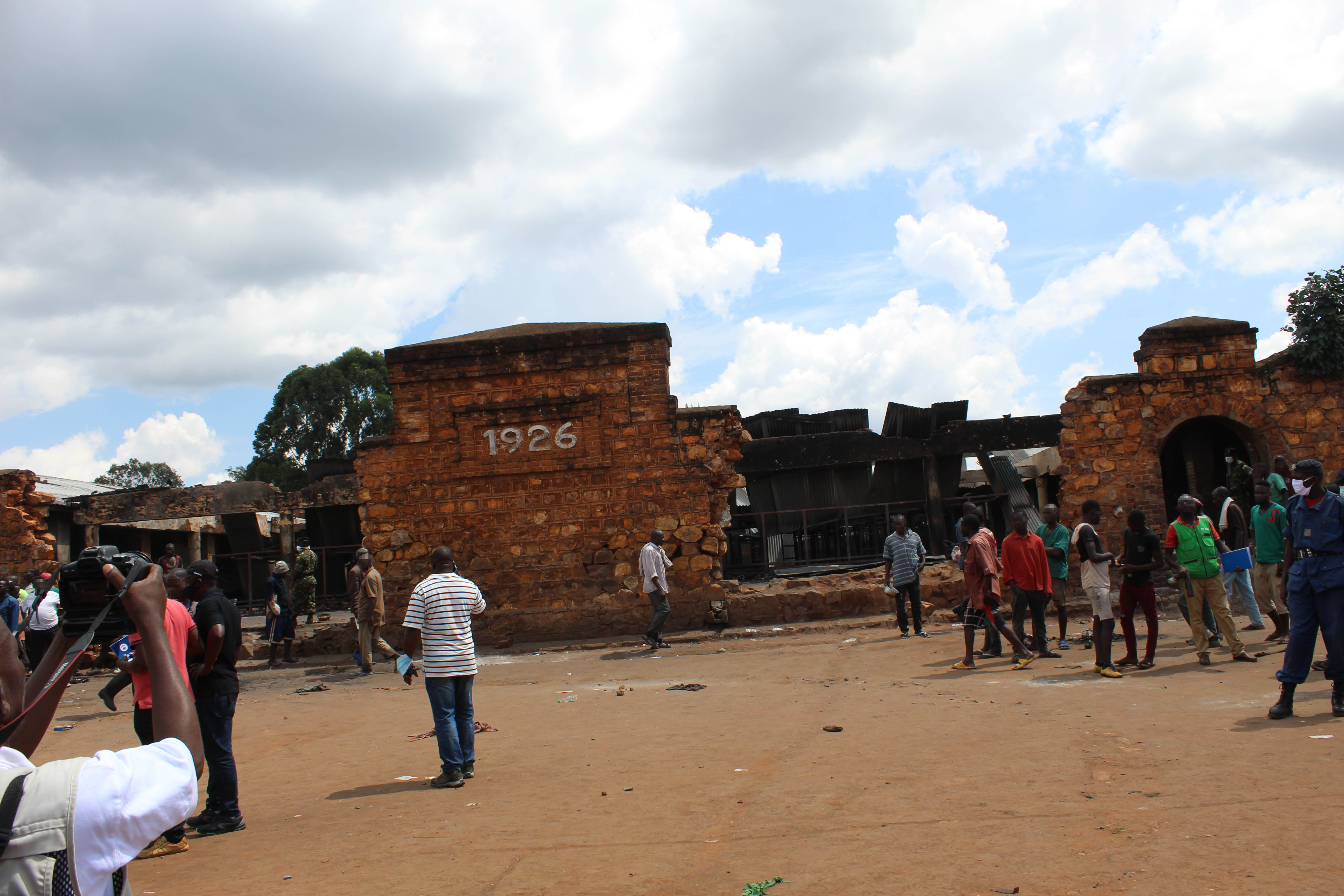 A fire broke out in a severely overcrowded prison in Gitega, Burundi’s political capital, early on December 7, 2021. 