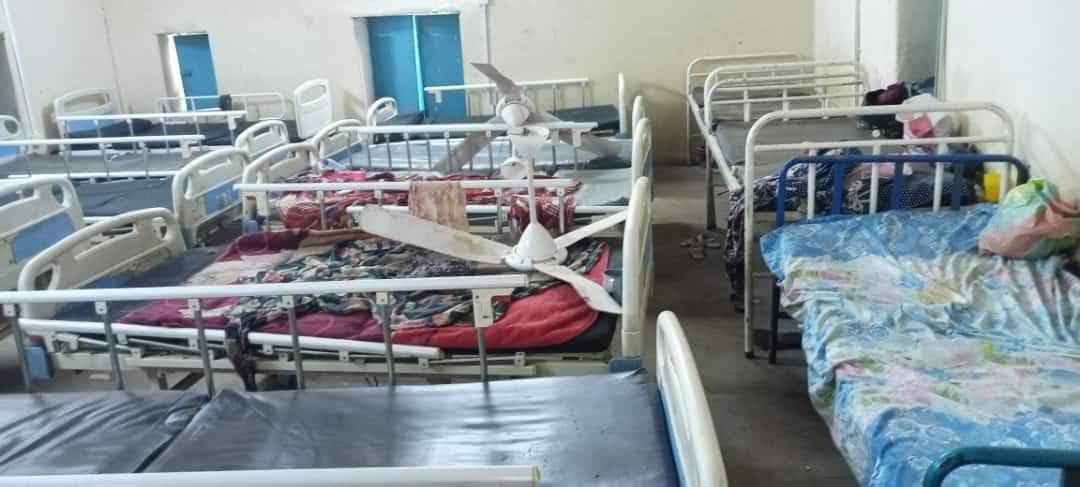 Damage to Babiker Nahar Pediatric Hospital in El Fasher, capital of North Darfur following an airstrike, May 11, 2024.