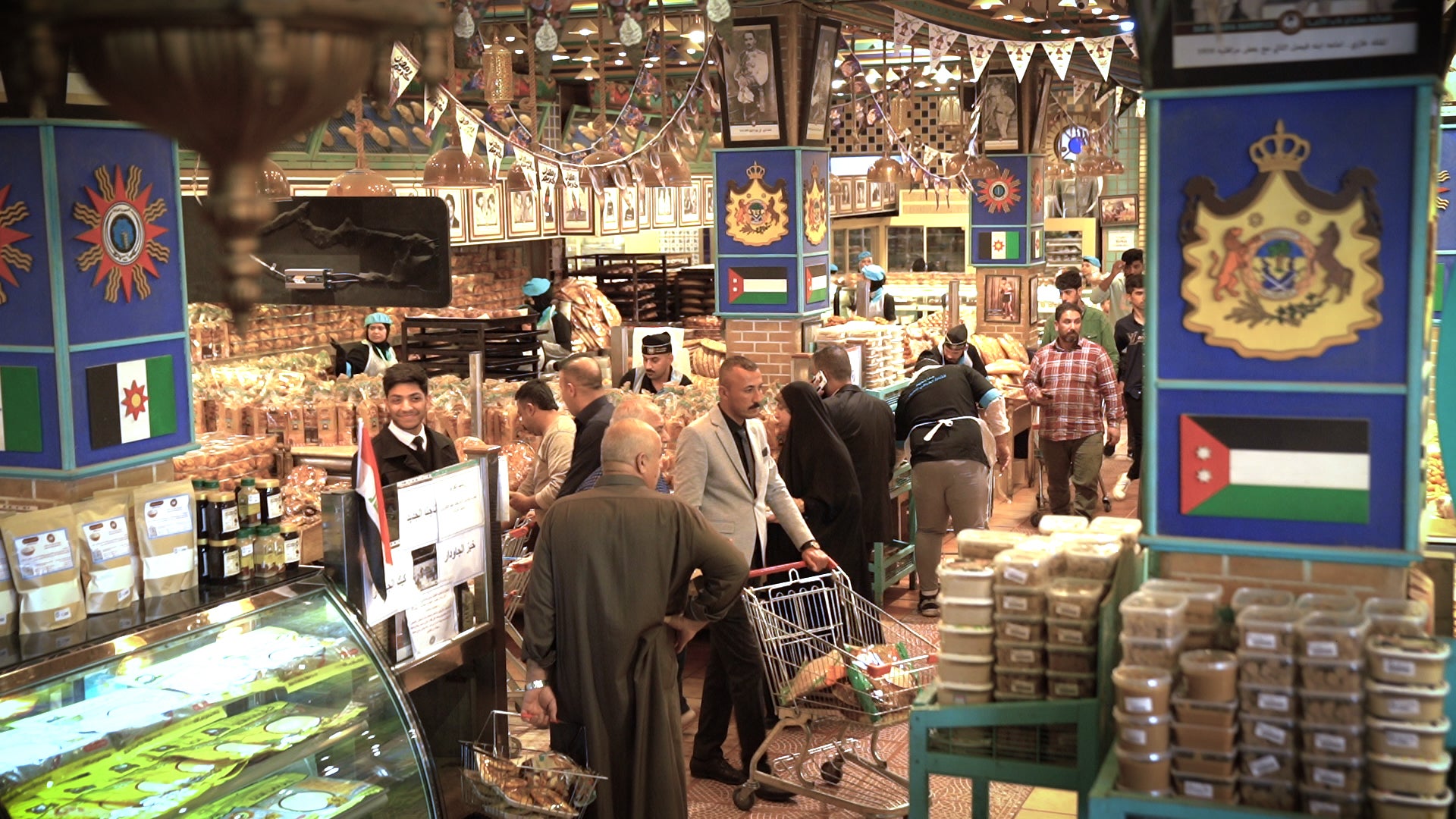 نانەواخانەی باب ئەلئاغا، بەغدا، عێراق، ٧ی ئازاری ٢٠٢٤. 