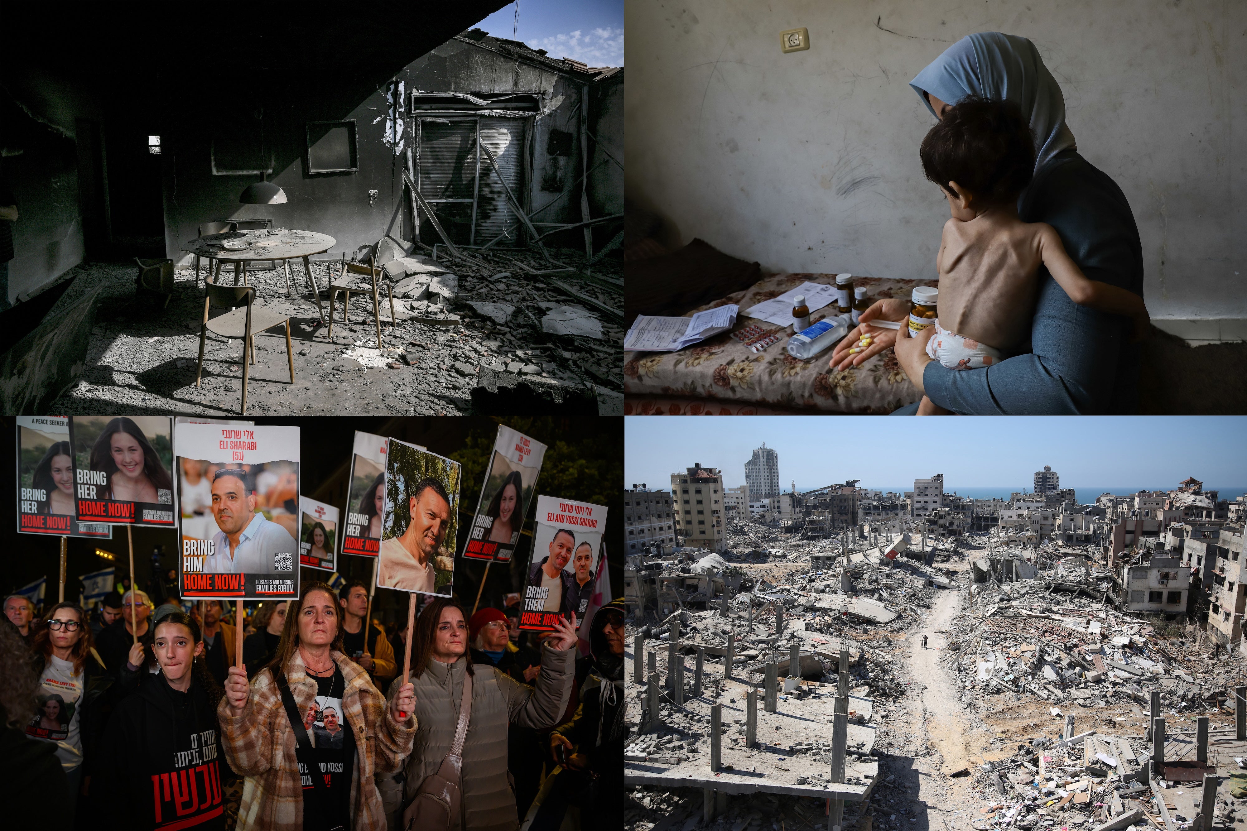2023 Aris Messinis/AFP, באמצעות Getty; Abood Abusalama/Middle East Images 2024 , באמצעות AFP/Getty Images; Alexi J. Rosenfeld/Getty Images 2024; AFP 2024, באמצעותGetty Images