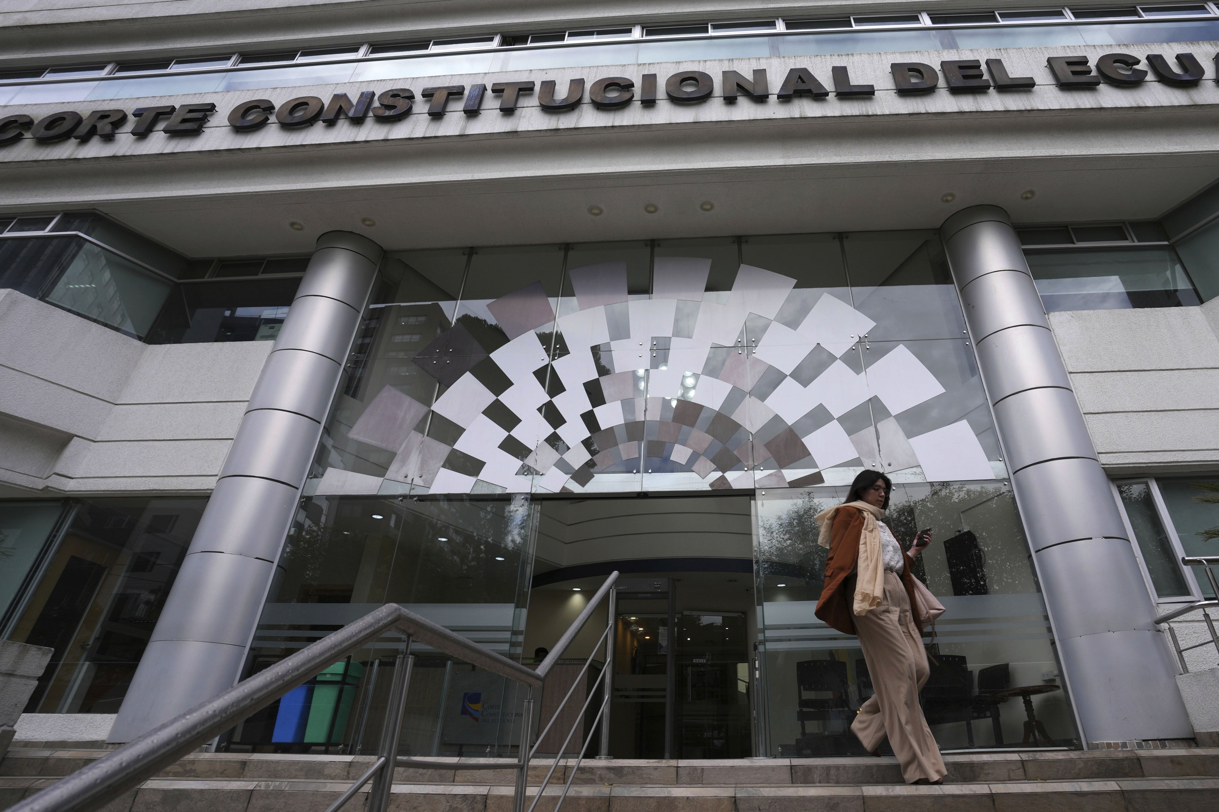 The Constitutional Court building, in Quito, Ecuador, February 7, 2024.