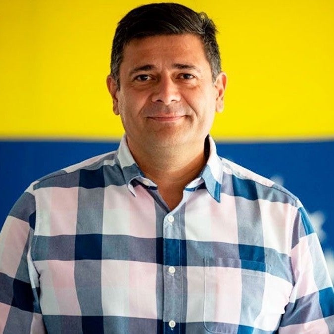 a man posing for a photo