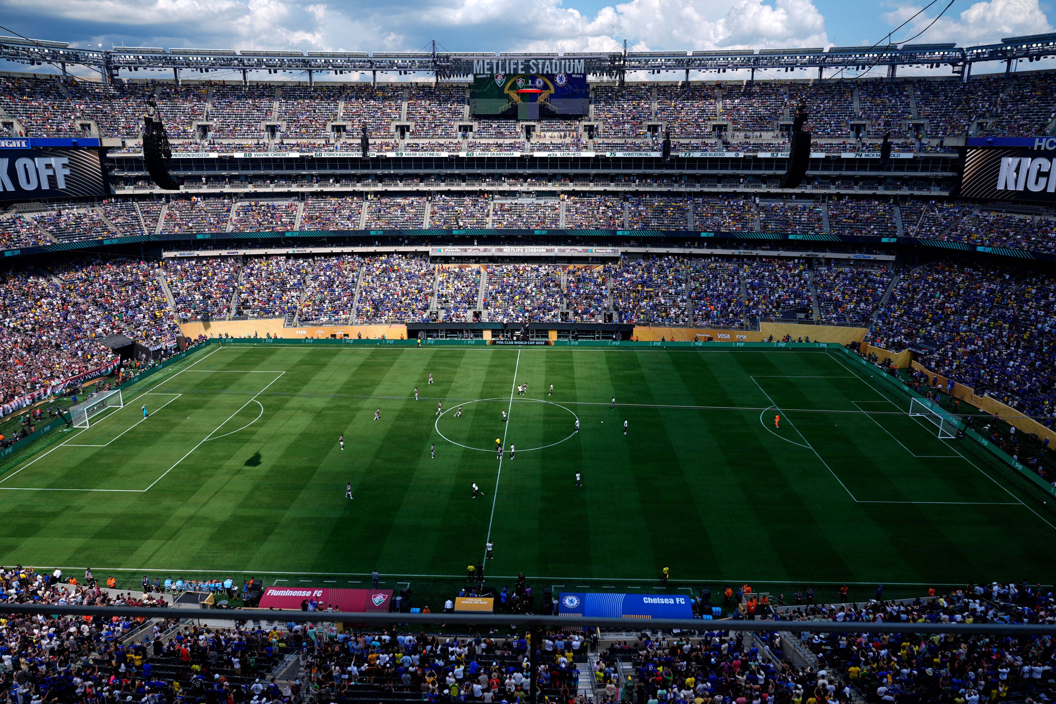 General view of the MetLife stadium during the Club World Cup in East Rutherford, New Jersey, US, July 8, 2025.
