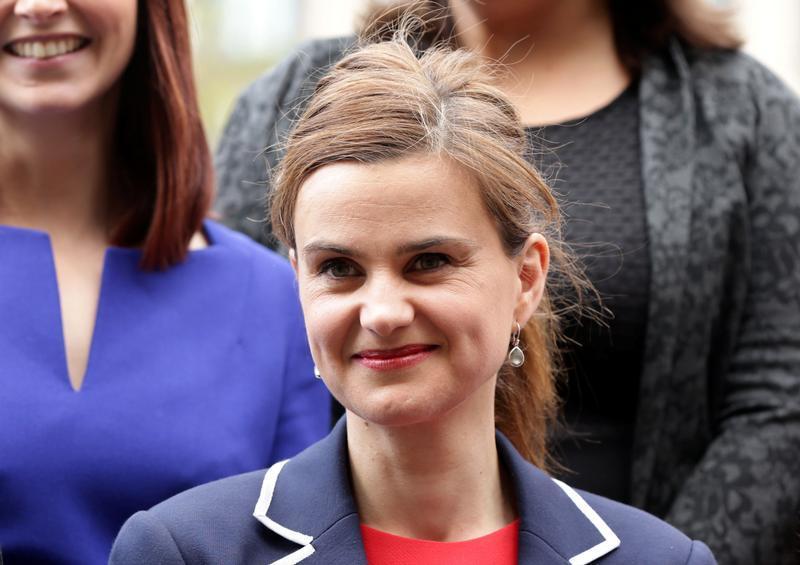 Batley and Spen MP Jo Cox in Westminster, London. 