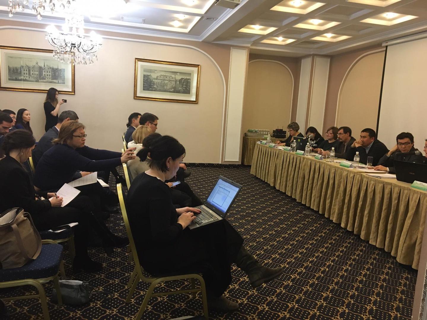 Брифинг организованный правозащитными организациями 27 января 2017 г. в Казахстане. 