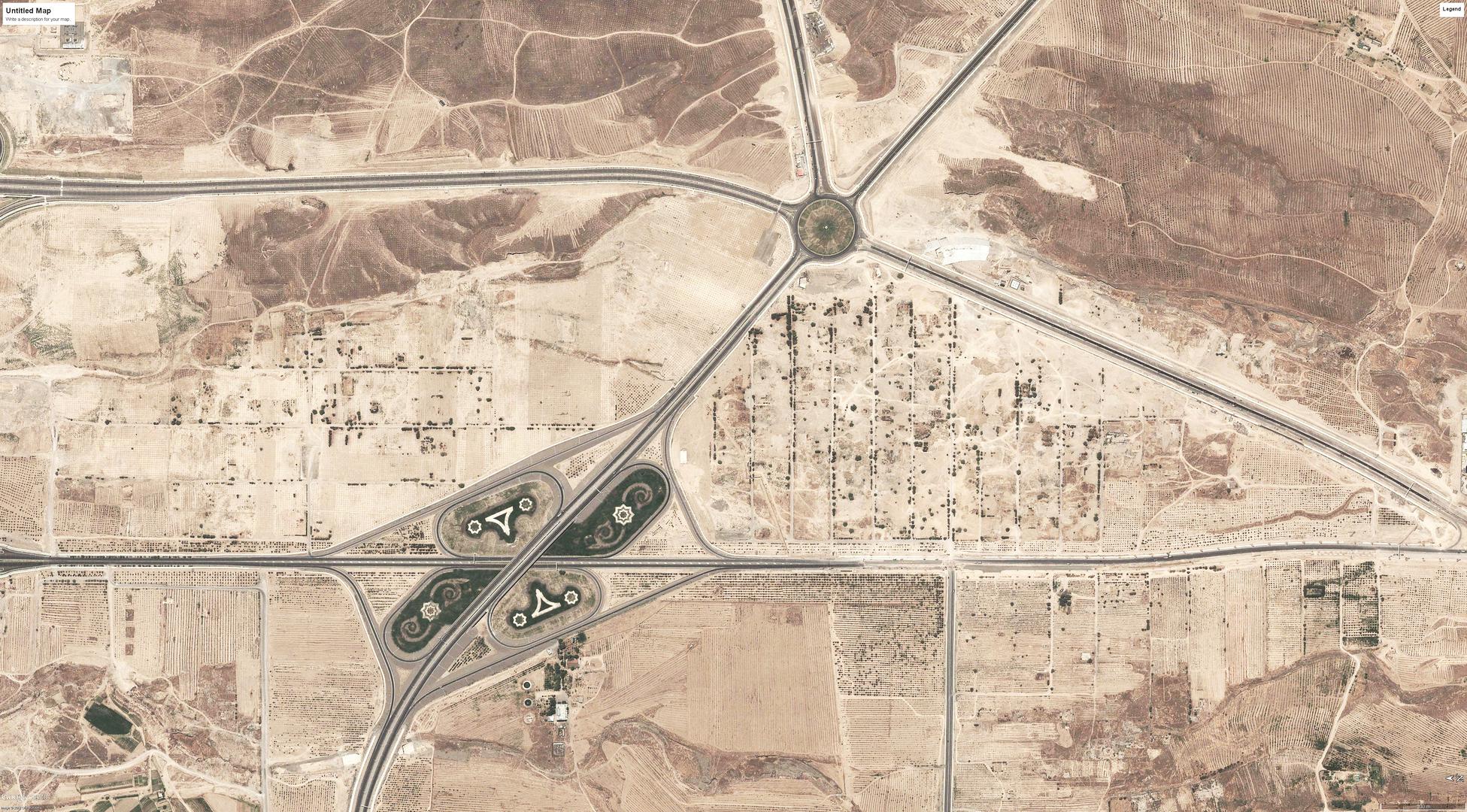 Satellite imagery showing after demolitions occurred in Turkmenistan