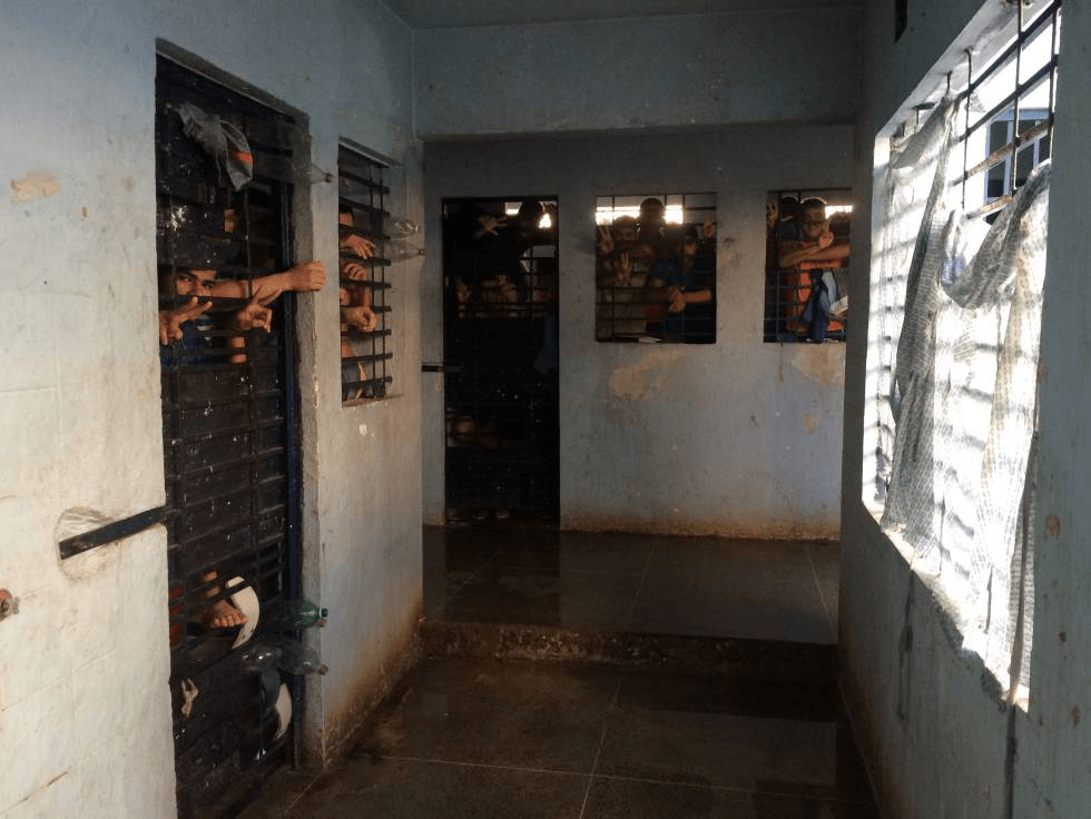 Adolescentes em uma unidade “socioeducativa” no estado do Ceará em outubro de 2016. 