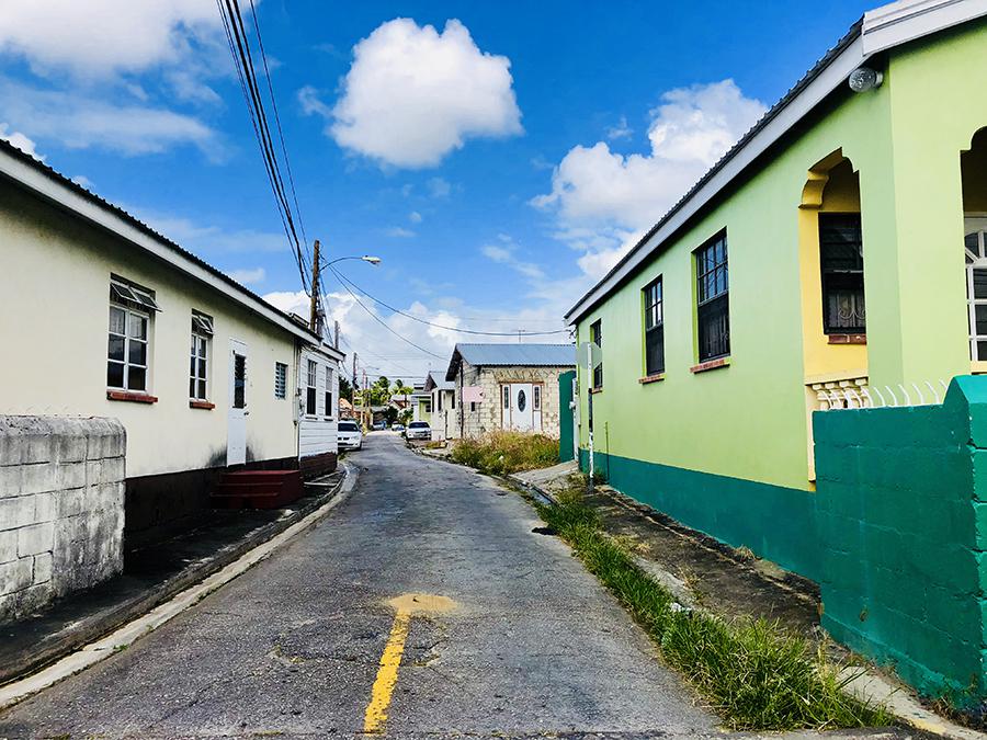 Rihanna Drive, Barbados. 