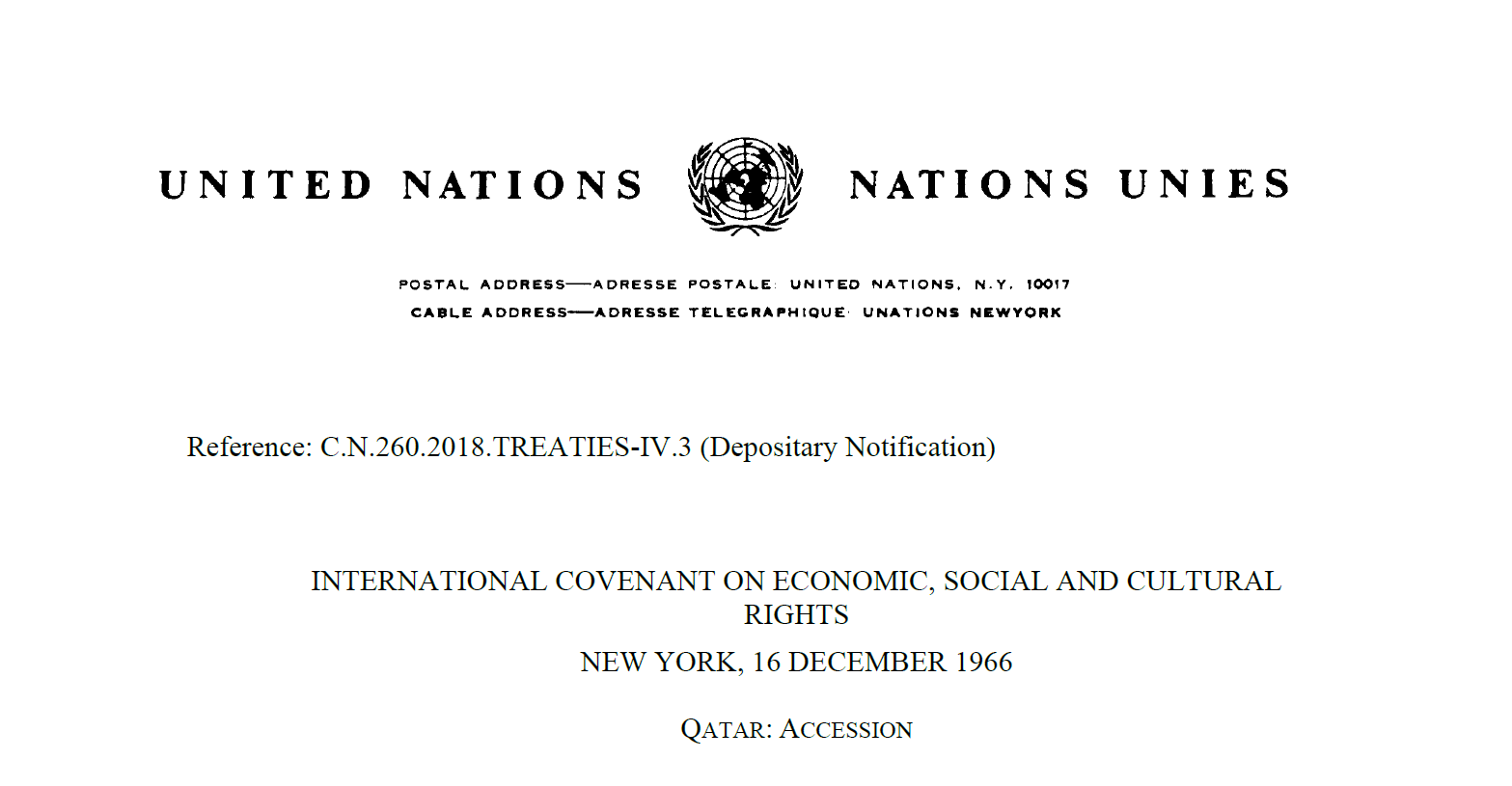 © 2018 United Nations