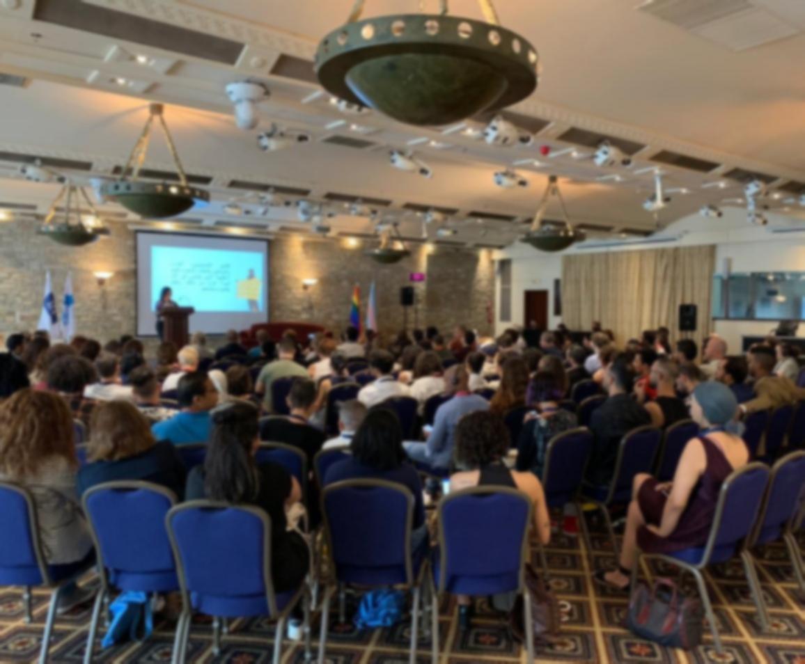Activists at the opening session of the 2019 NEDWA conference, September 27, 2019.