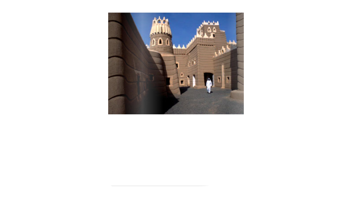 A traditional palace in Najran, Saudi Arabia. The Ismailis, a religious Shia Muslim minority, have historic roots in Najran. 