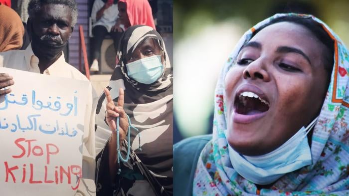 Sudan protesters