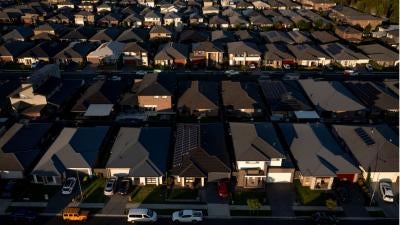 Denham Court Housing Estate in Western Sydney