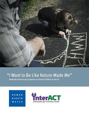 Cover of the Intersex Report