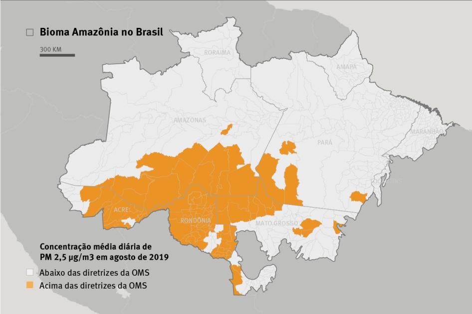 Mapa poluição