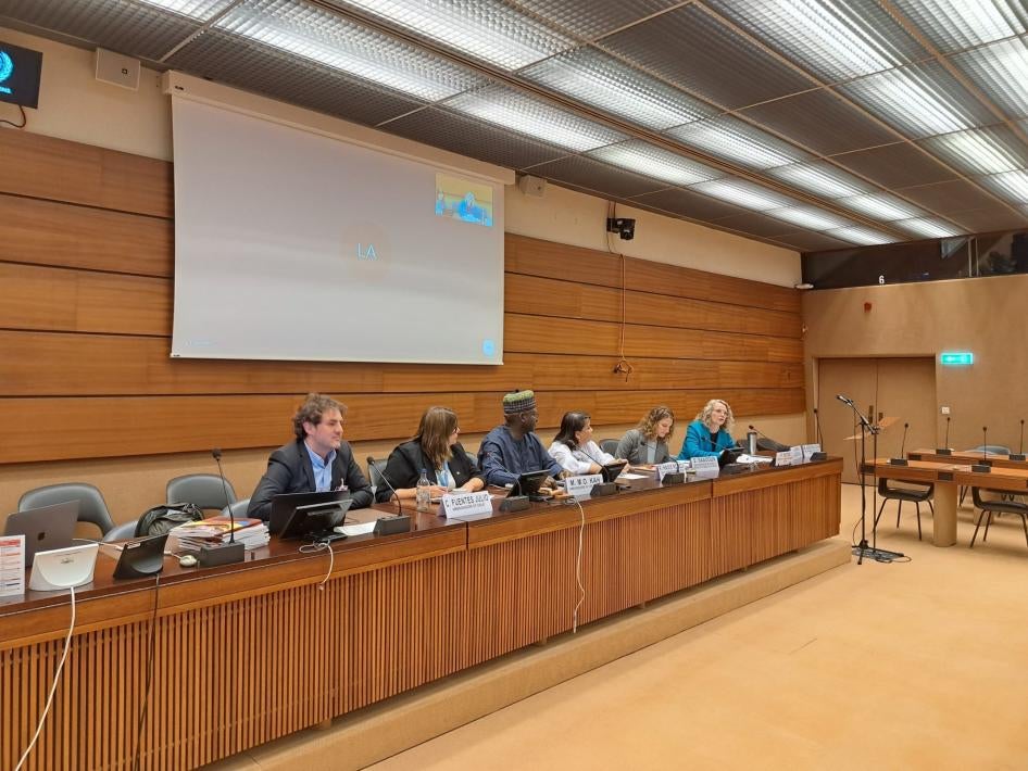 joint panel at the Human Rights Council in Geneva on September 26, 2023