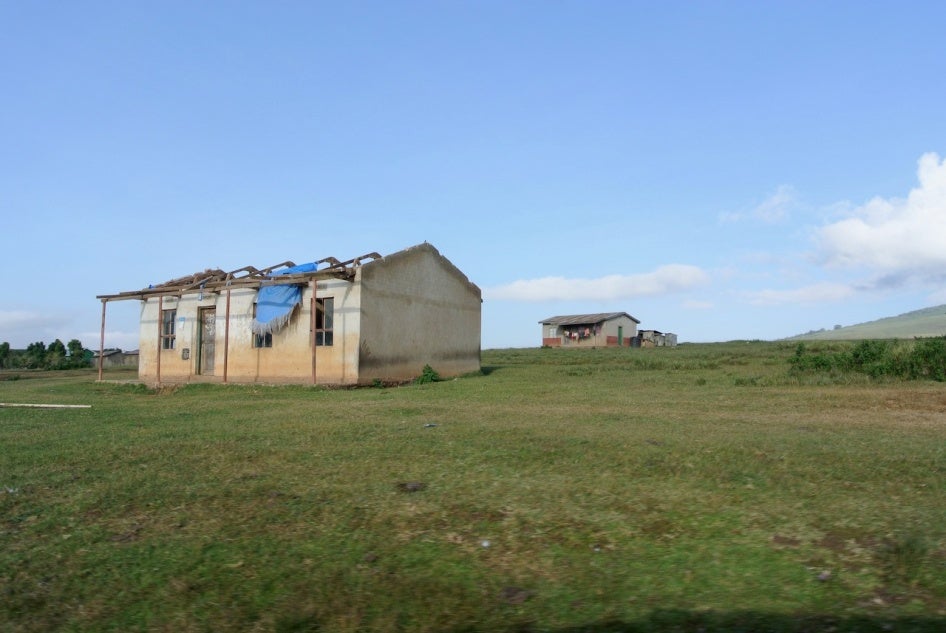 A building with no roof