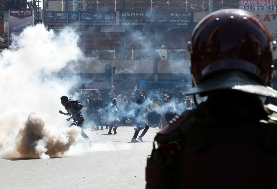 Protesters attend a demonstration against Kenya's proposed finance bill 2024/2025 in Nairobi, Kenya, June 25, 2024.