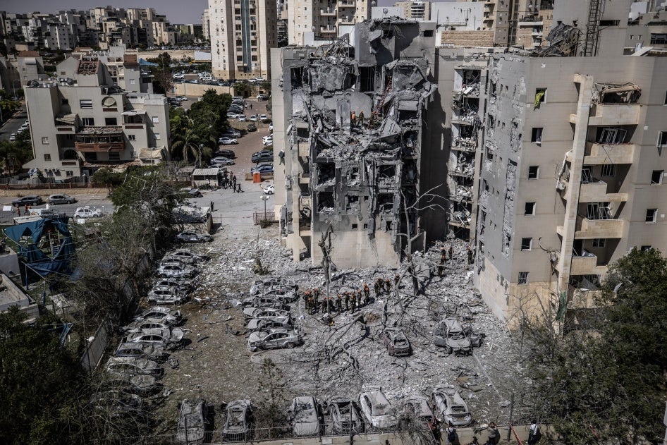 בניין מגורים בן שבע קומות שקרס בחלקו לאחר שנפגע על ידי טיל איראני בבאר שבע ב-24 ביוני 2025. בפגיעה נהרגו ארבעה אנשים 