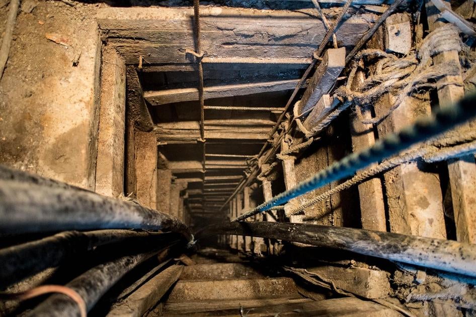An underground mine in Malaya