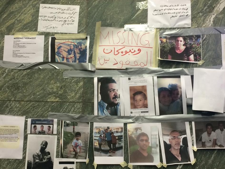 Croatia refugees missing persons