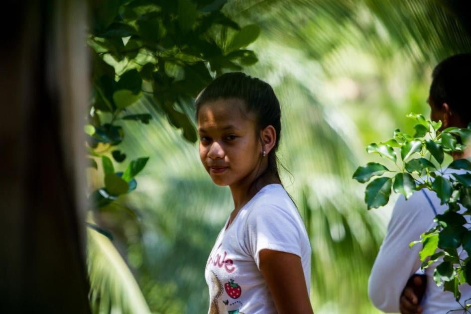Michelle has been processing gold with mercury since she was 8 years old. 