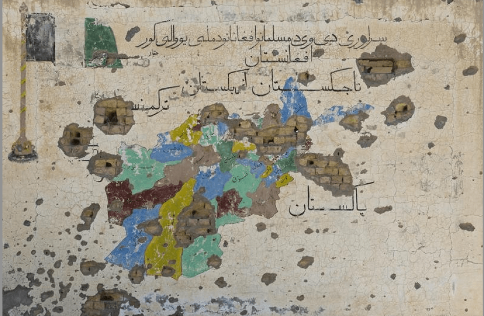 map of afghanistan