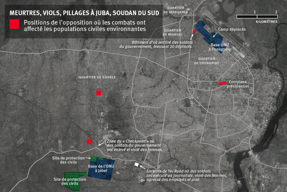 Meurtres, viols, pillages à Juba, Soudan du Sud