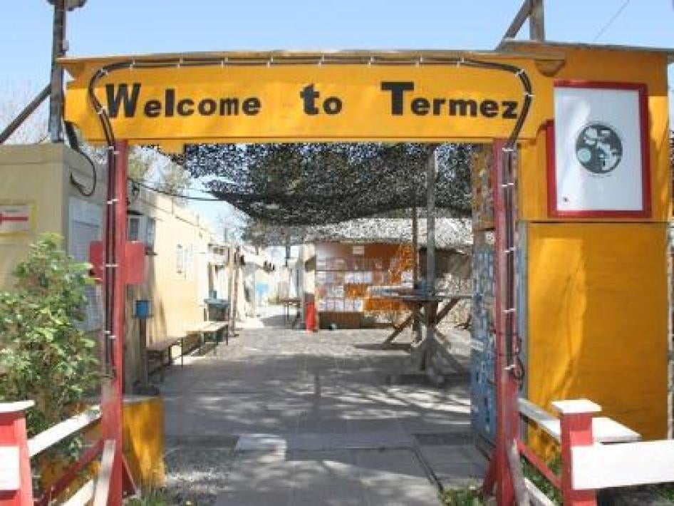 Germany's air base in Termez, Uzbekistan, before its closure. Photo courtesy of the Bundeswehr.