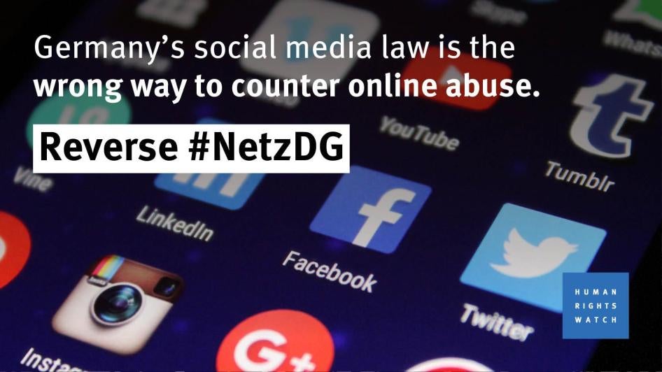Germany's social media law is the wrong way to counter online abuse