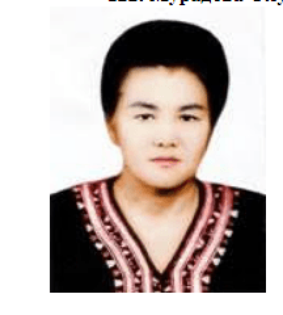 Ogulsapar Muradova in the mid-1990s 