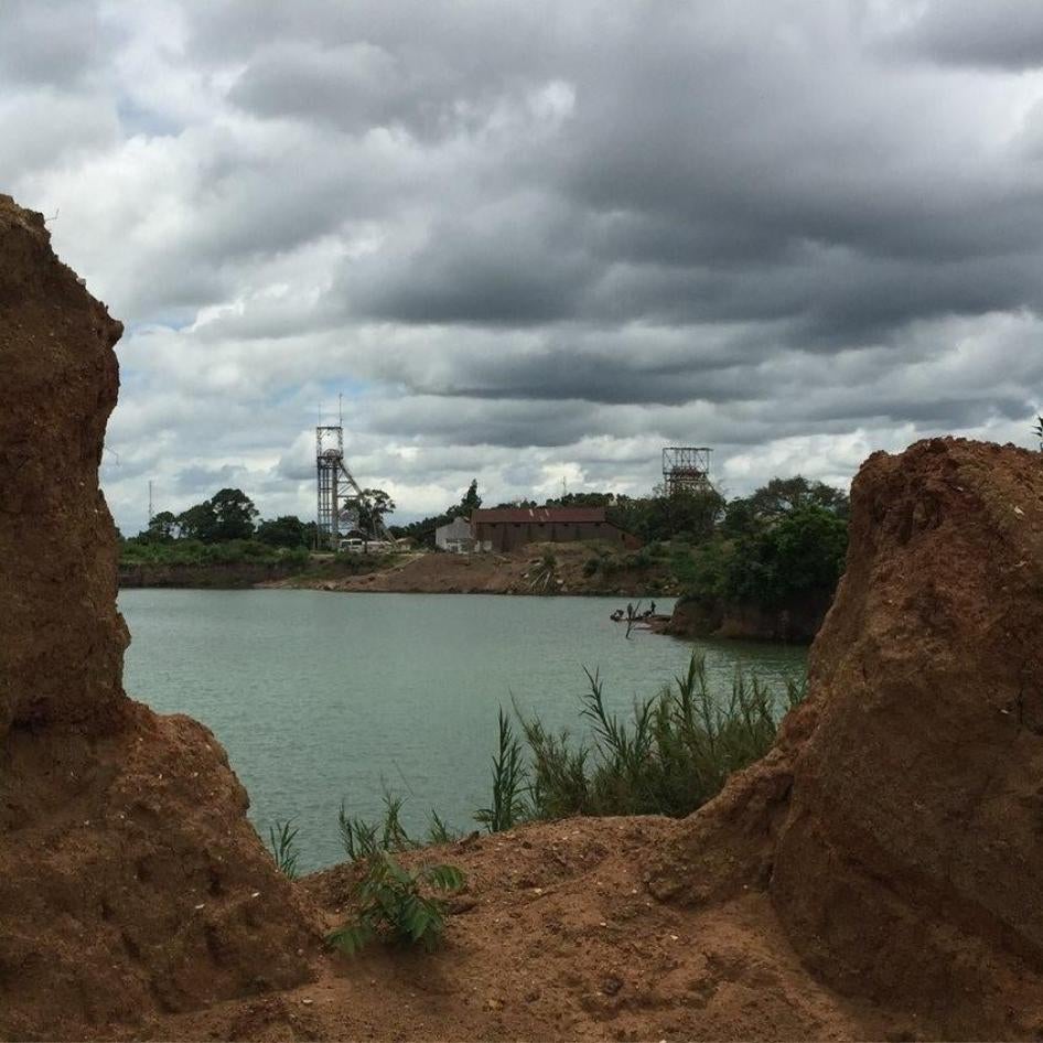 Former Mine Pit in Kabwe, Zambia 