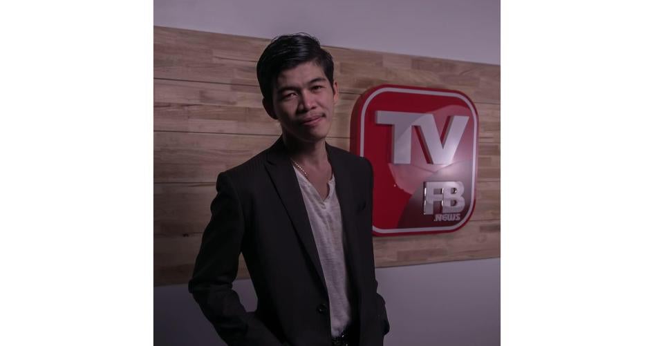 A screenshot of TVFB journalist, Sovann Rithy, who was arrested on April 7, 2020 for allegedly “stirring chaos” by quoting a Hun Sen speech.