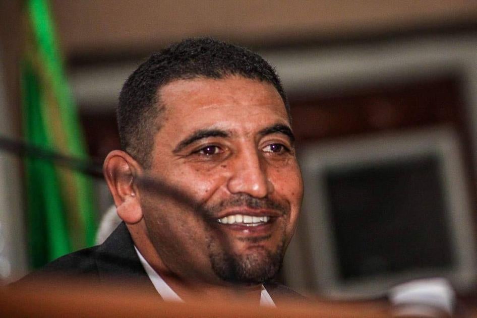 Algerian opposition figure Karim Tabbou. 
