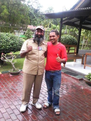 Filep Karma and Ruben Saija.