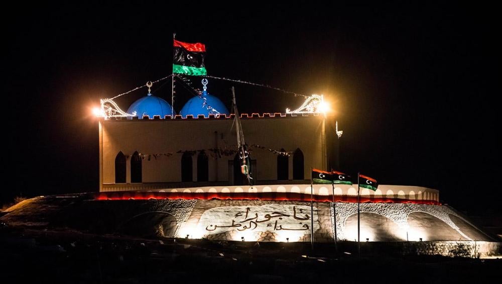 4.	المسجد الأندلسي قبل تدميره، تاجوراء، مارس/آذار 2013. © نادر القاضي