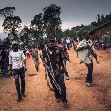 Militiamen of the armed group URDPC/CODECO in the village of Wadda, Ituri Province, northeastern Democratic Republic of Congo on September 19, 2020.