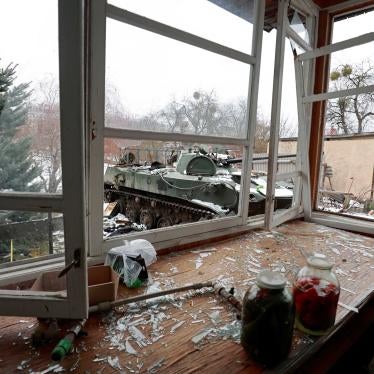 A shot of damage to a home from the interior