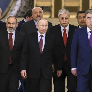 Summit of member states of the Collective Security Treaty Organization (CSTO) at the Kremlin, May 16, 2022.