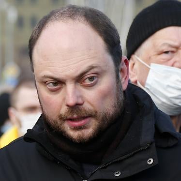 Opposition activist Vladimir Kara-Murza in Moscow.