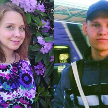 Portraits of Marfa Rabkova and Andrey Chapiuk