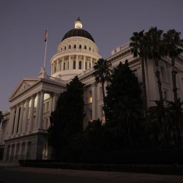 A view of California’s capitol, where the state legislature passed the CARE Act on August 31, 2022. 