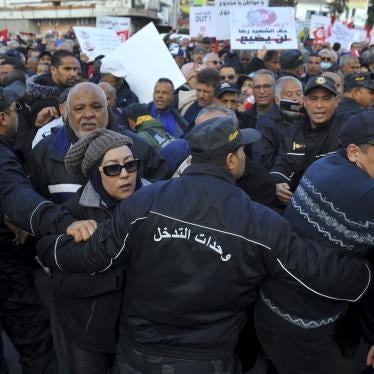 Demonstration against President Kais Saied’s policies in Tunis, Tunisia