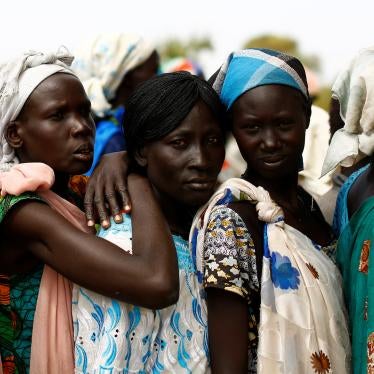 Women in the village of Rubkuai, South Sudan, February 16, 2017. 