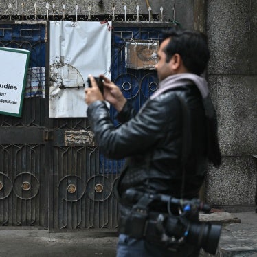 The office of the Centre for Equity Studies, an advocacy group founded by the activist Harsh Mander, after being raided by the Indian Central Bureau of Investigation, in New Delhi on February 2, 2024. 