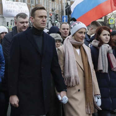 Alexei Navalny and wife Yulia