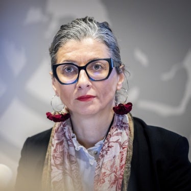 UN Special Rapporteur for the occupied Palestinian territories Francesca Albanese during a press conference at the UN City in Copenhagen, Denmark, February 5, 2025. 