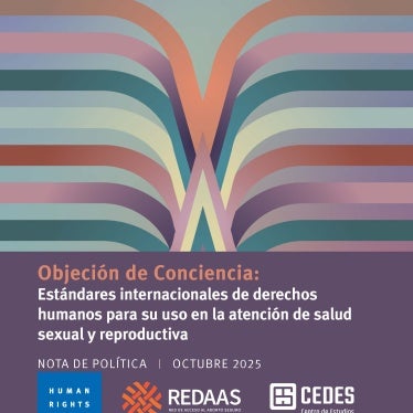 Foto de portada del informe de políticas