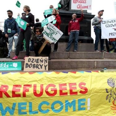 Poland Refugees Welcome Warsaw