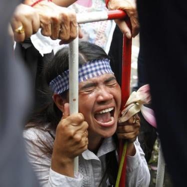 Activist Tep Vanny takes part in a land rights protest in Phnom Penh, Cambodia on November 7, 2012.